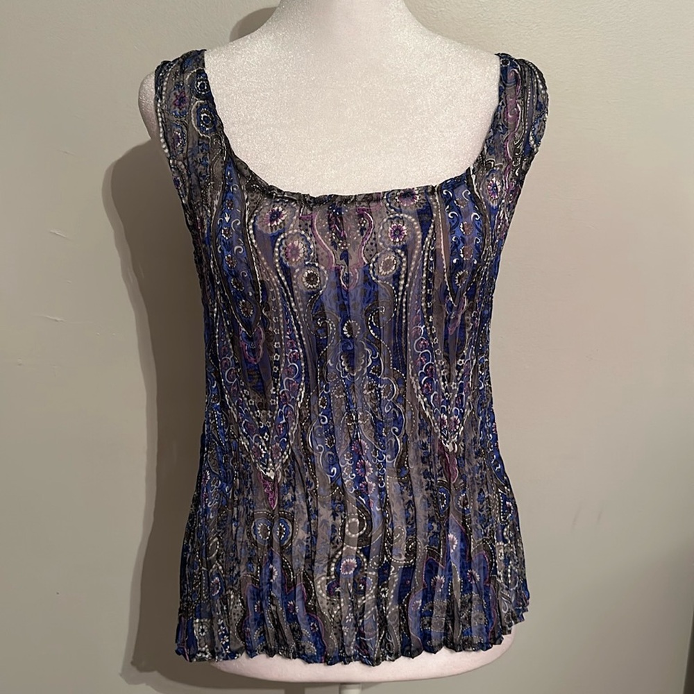Alberto Makali Sleeveless Top Size Large.
